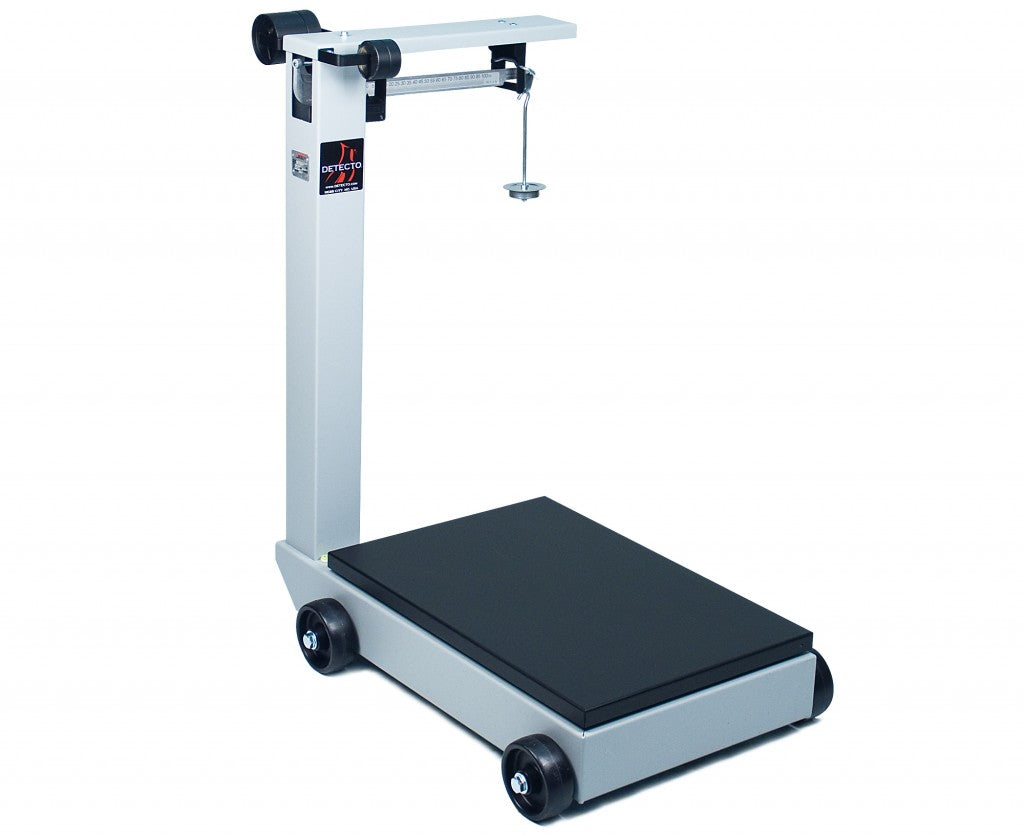 Mechanical patient weighing scale - 854F series - DETECTO - beam / platform  / portable